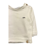 BAMBOOM+BABIES shirt girocollo tinta unita con stampa Bianco per Neonato 703 BIANCO BAMBOOM+BABIES 