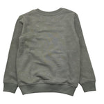 TRUSSARDI felpa chiusa girocollo tinta unita con stampa Verde per Bambino TBA25113FE VERDE TRUSSARDI 