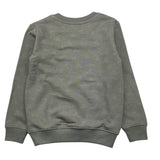 TRUSSARDI felpa chiusa girocollo tinta unita con stampa Verde per Bambino TBA25113FE VERDE TRUSSARDI 
