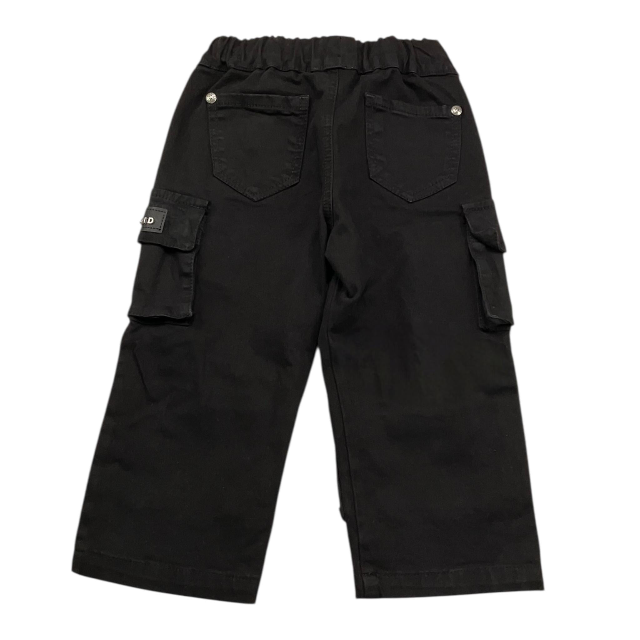 JOHN RICHMOND pantalone tinta unita con elastico in vita Nero per Neonato RBA24160PAXN NERO JOHN RICHMOND 