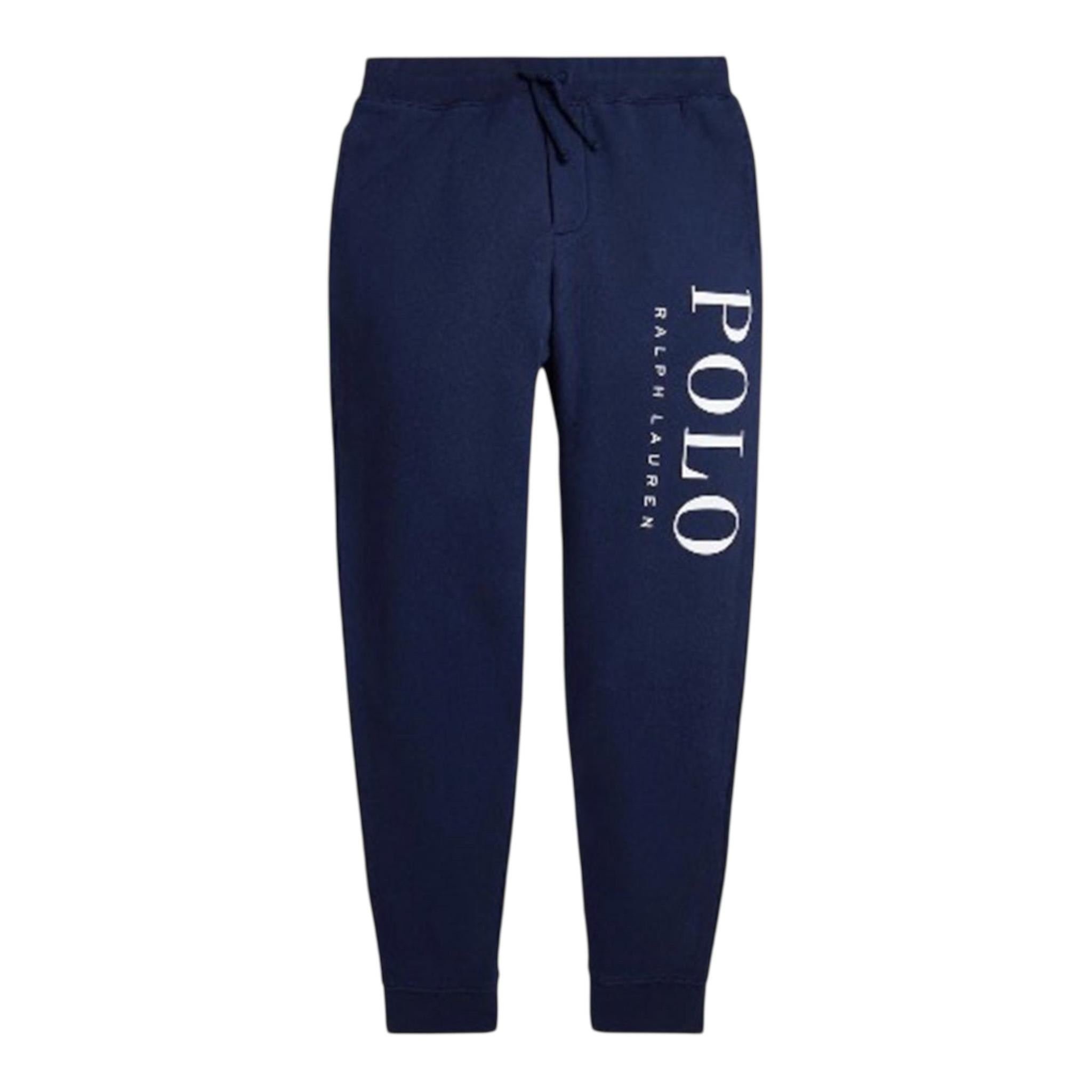 Ralph Lauren Pantalone Modello Tuta Tinta Unita con Elastico In Vita per Bambino 323934246003 BLU RALPH LAUREN 