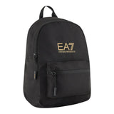EMPORIO ARMANI zaino tinta unita con logo Nero/oro per Bambino 245037 NERO/ORO EMPORIO ARMANI 