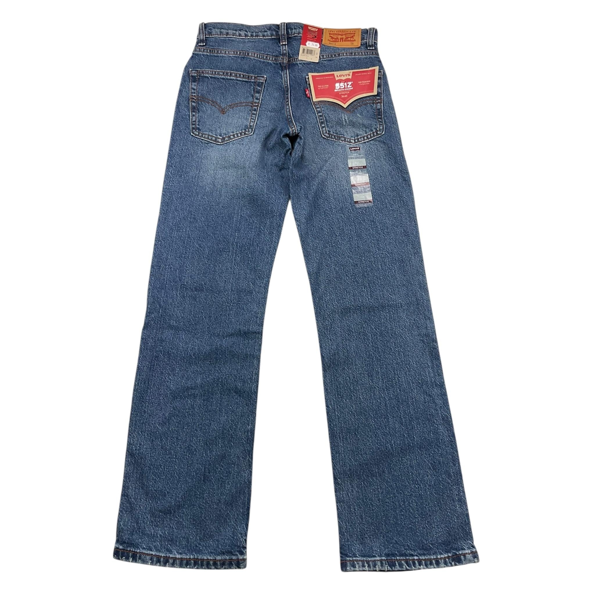 LEVI'S jeans tinta unita con girovita regolabile Blu per Bambino 9EL231 BLU LEVI'S 