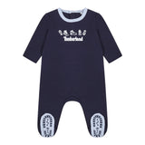 Timberland Tutina tinta unita con Logo Blu per Neonato T98314 BLU TIMBERLAND 