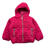 MONO STAR giubbino tinta unita con zip e cappuccio Fuxia per Bambina MS5209J FUXIA MONO STAR 
