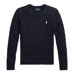 Ralph Lauren Maglia Girocollo Tinta Unita con Logo per Bambino 313901316009 BLU RALPH LAUREN 