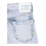 Scotch & Shrunk Jeans Tinta Unita con Girovita Regolabile per Bambino 180295 AZZURRO SCOTCH & SHRUNK 