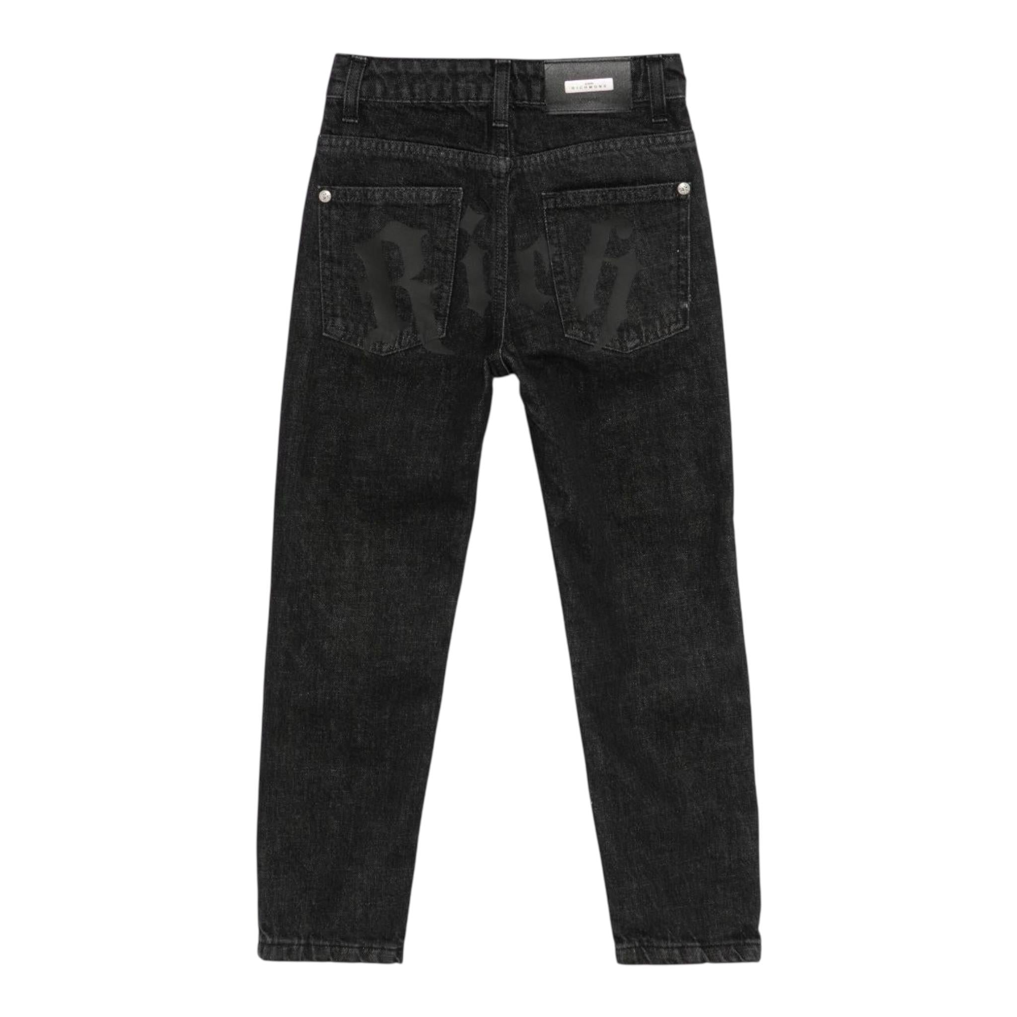 John Richmond Jeans Tinta Unita con Girovita Regolabile per Neonato RBP25181JEN NERO JOHN RICHMOND 