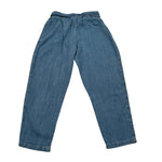 J.O. Milano Pantalone tinta unita con Elastico In Vita Azzurro per Bambina 574Q3J AZZURRO J.O. MILANO 