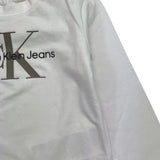 CALVIN KLEIN shirt girocollo tinta unita con stampa Bianco per Neonata N00005J BIANCO CALVIN KLEIN 