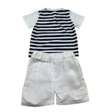 I Delfi Completo 2 Pezzi T-Shirt-Bermuda per Neonato 25P5327 BIANCO I DELFI 