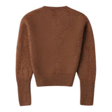 LOSAN maglia girocollo tinta unita Marrone per Bambina 4A836 MARRONE LOSAN 