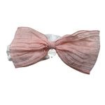 Le Bebe Fasce Tinta Unita con Fiocco per Neonata LBG5854 BIANCO LE BEBE 