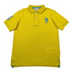 U.S. Polo Assn Polo Mezza Manica Tinta Unita con Logo per Bambino US41597 GIALLO U.S. POLO ASSN 