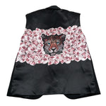 Nunzia Corinna Gilet tinta unita con Stampa In Contrasto Nero per Bambina NJ1416122 NERO NUNZIA CORINNA 