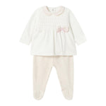 MAYORAL completo 2pz maglia-ghettina bicolore Bianco/beige per Neonata 2501 BIANCO/BEIGE MAYORAL 