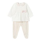 MAYORAL completo 2pz maglia-ghettina bicolore Bianco/beige per Neonata 2501 BIANCO/BEIGE MAYORAL 