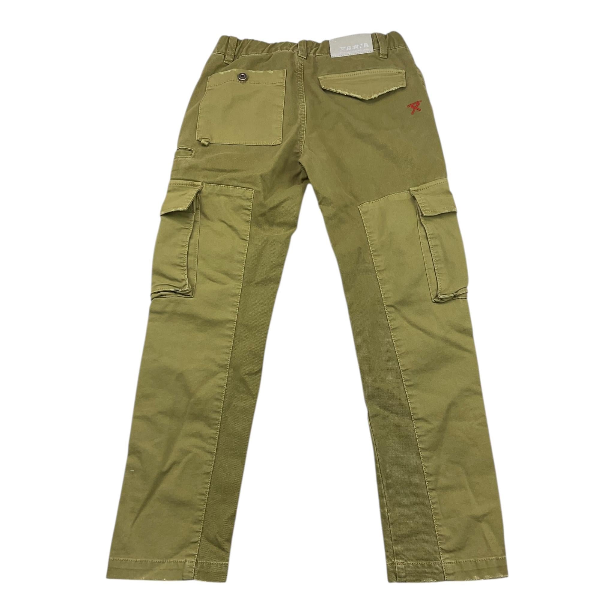 BERNA pantalone tinta unita con elastico in vita Verde per Bambino 235322 VERDE BERNA 