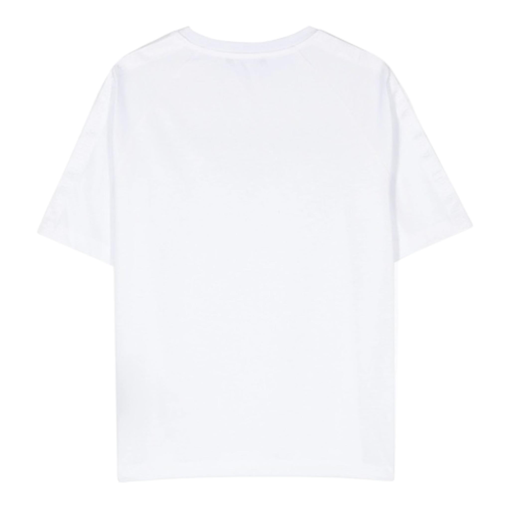BALMAIN t-shirt girocollo tinta unita con stampa Bianco per Bambino BV8R71 BIANCO BALMAIN 