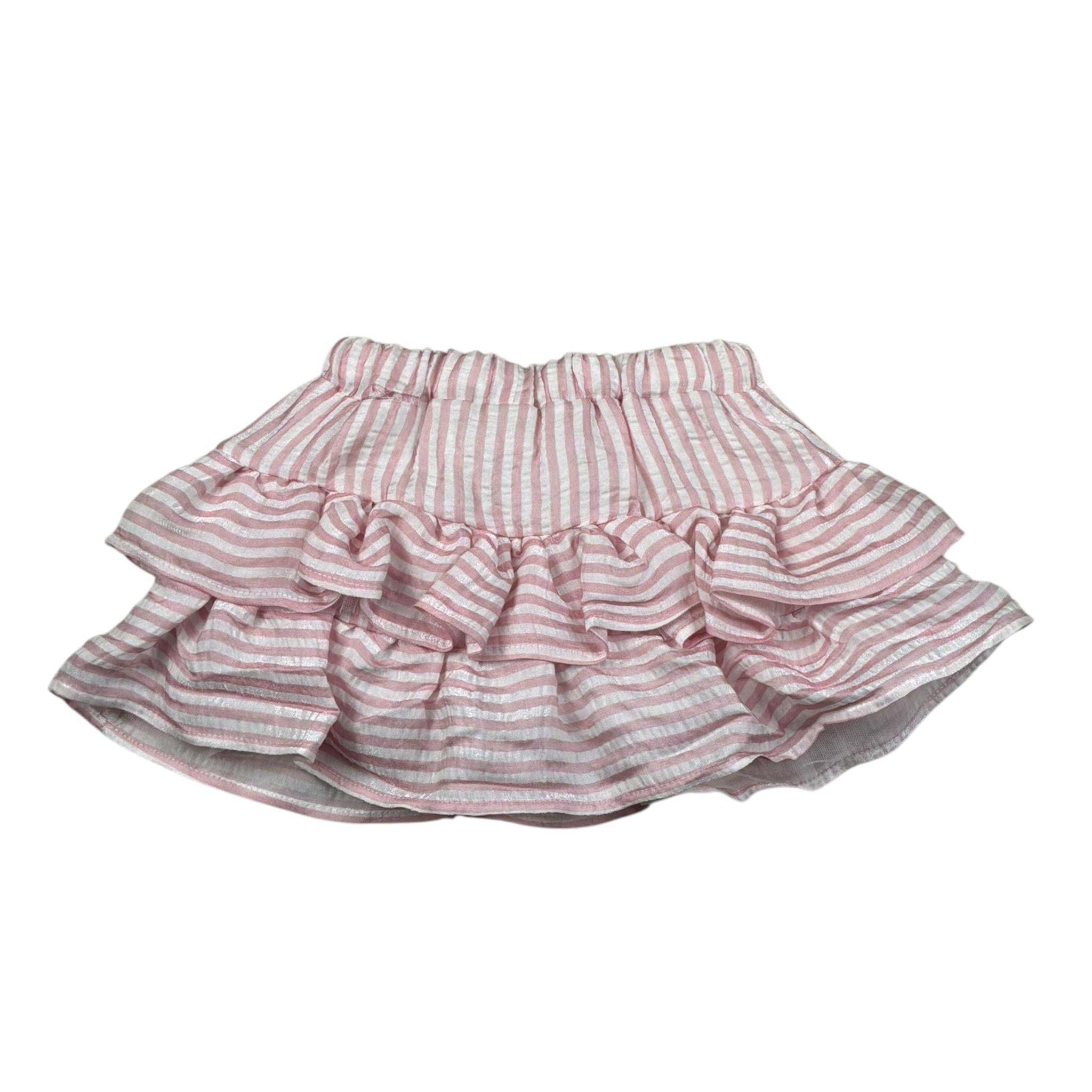 M+E' Gonna Fantasia A Righe Bicolore per Neonata UE1778NXX BIANCO/ROSA M+E' 