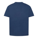 Calvin Klein T-Shirt Girocollo Tinta Unita con Stampa per Bambino IB0IB02359 BLU CALVIN KLEIN 
