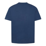 Calvin Klein T-Shirt Girocollo Tinta Unita con Stampa per Bambino IB0IB02359 BLU CALVIN KLEIN 