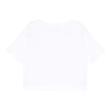 Il Gufo T-Shirt Girocollo Tinta Unita con Ricamo per Neonata P25TS473MF001N BIANCO IL GUFO 