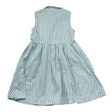 Saint Barth Abito Giromanica Fantasia A Righe per Bambina ELMA BIANCO/VERDE SAINT BARTH 