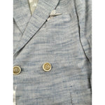 Eleventy Giacca Tinta Unita Doppiopetto per Bambino EW2P94 BLU ELEVENTY 