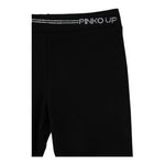 PINKO leggins tinta unita con logo Nero per Bambina F4PIJGLG137 NERO PINKO 