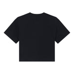 Pinko T-Shirt Girocollo Tinta Unita con Logo per Bambina KFTS001 NERO PINKO 
