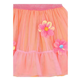 Billieblush Gonna Tinta Unita In Tulle con Applicazioni per Bambina U20862 ARANCIONE BillIEBLUSH 