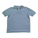 Saint Barth Polo Tinta Unita Mezza Manica per Bambino 00165L AZZURRO SAINT BARTH 