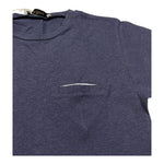 Manuel Ritz T-Shirt Girocollo Tinta Unita con Taschino per Bambino MR2939J BLU MANUEL RITZ 