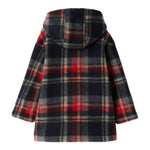 IL GUFO cappotto bicolore con fantasia a quadri Nero/rosso per Bambino A24GP349M3004 NERO/ROSSO IL GUFO 