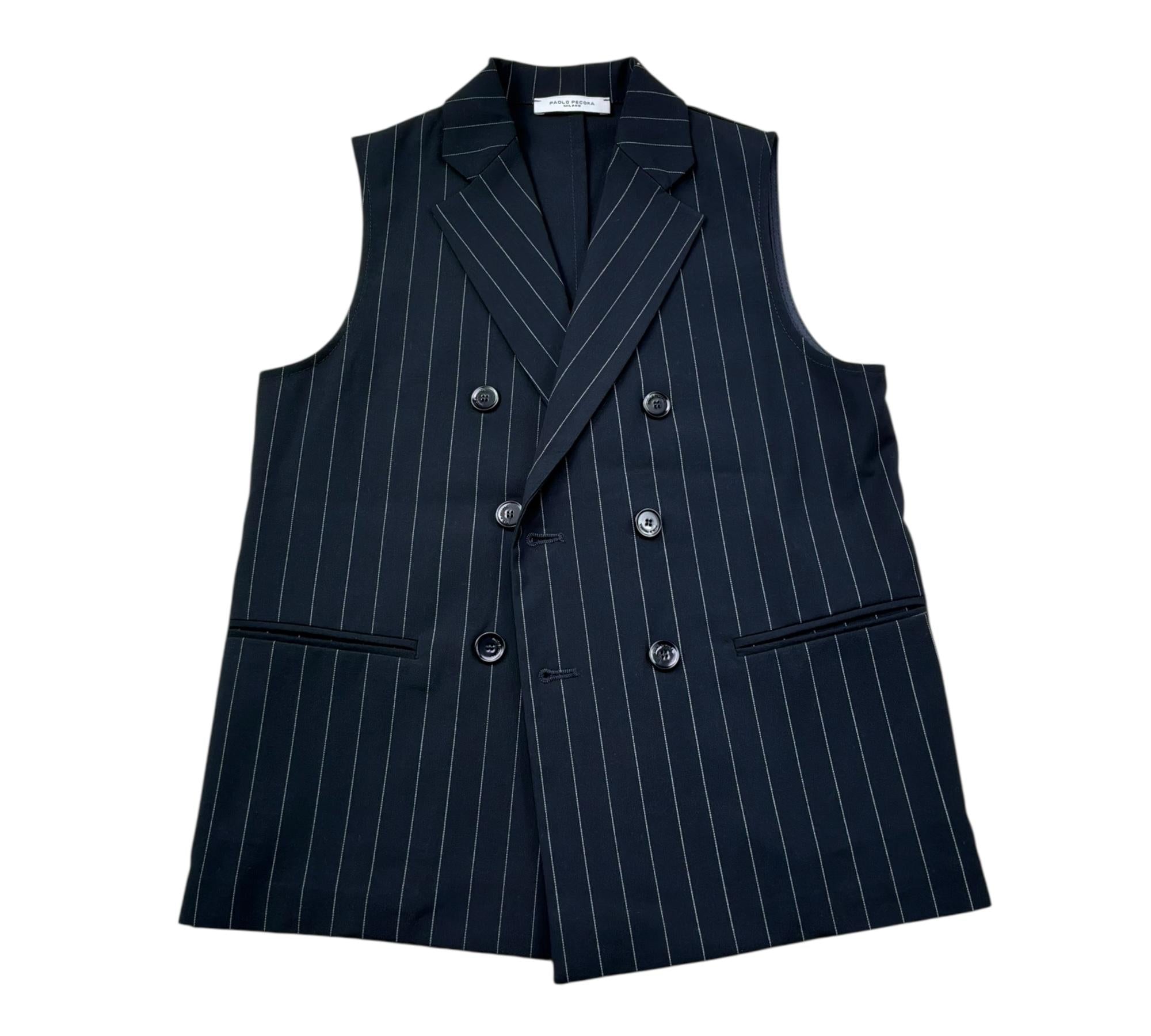 Paolo Pecora Gilet Tinta Unita  per Bambino PP4191 BLU PAOLO PECORA 