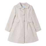 MAYORAL cappotto tinta unita cn finte tasche Beige per Bambina 4484XX BEIGE MAYORAL 