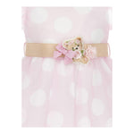 Monnalisa Abito Mezza Manica Tinta Unita In Tulle per Neonata 31A907 ROSA MONNALISA 