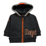 REFRIGIWEAR felpa con zip e cappuccio tinta unita Nero per Neonato RWN847 NERO REFRIGIWEAR 