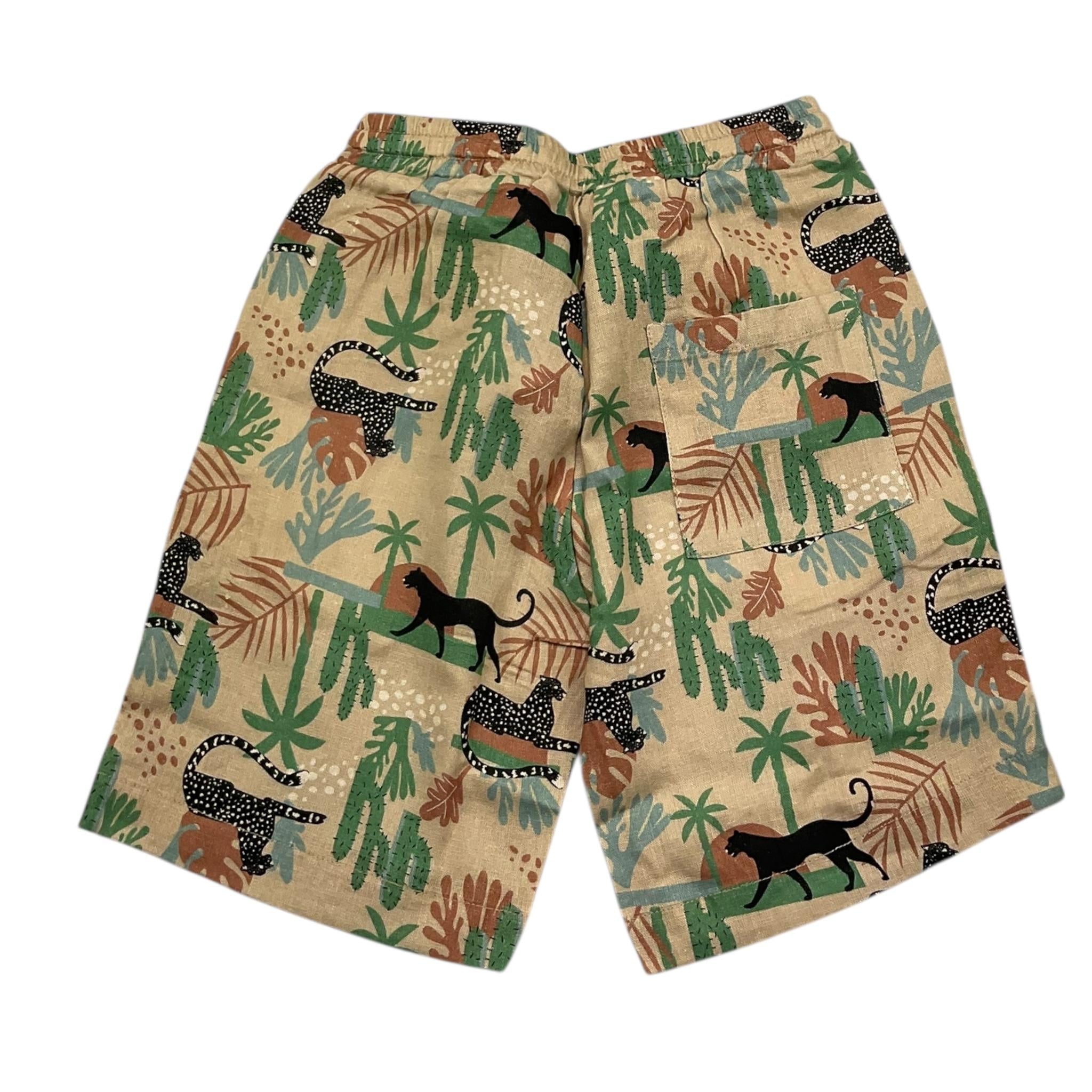 M+E' Bermuda Tinta Unita Stampa Fantasia per Bambino UEM0563J BEIGE M+E' 