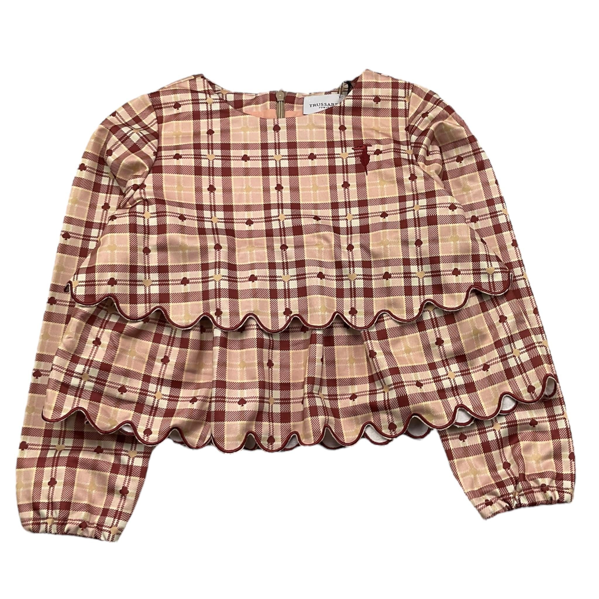 TRUSSARDI camicia manica lunga stampa fantasia Rosa per Bambina TGA25129BL ROSA TRUSSARDI 