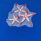 F**K T-Shirt tinta unita con Stampa Cobalto per Bambino WESIEIE COBALTO F**K 