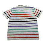 Just Cavalli Polo Mezza Manica Fantasia A Righe per Bambina JGP26070PO PANNA JUST CAVALLI 