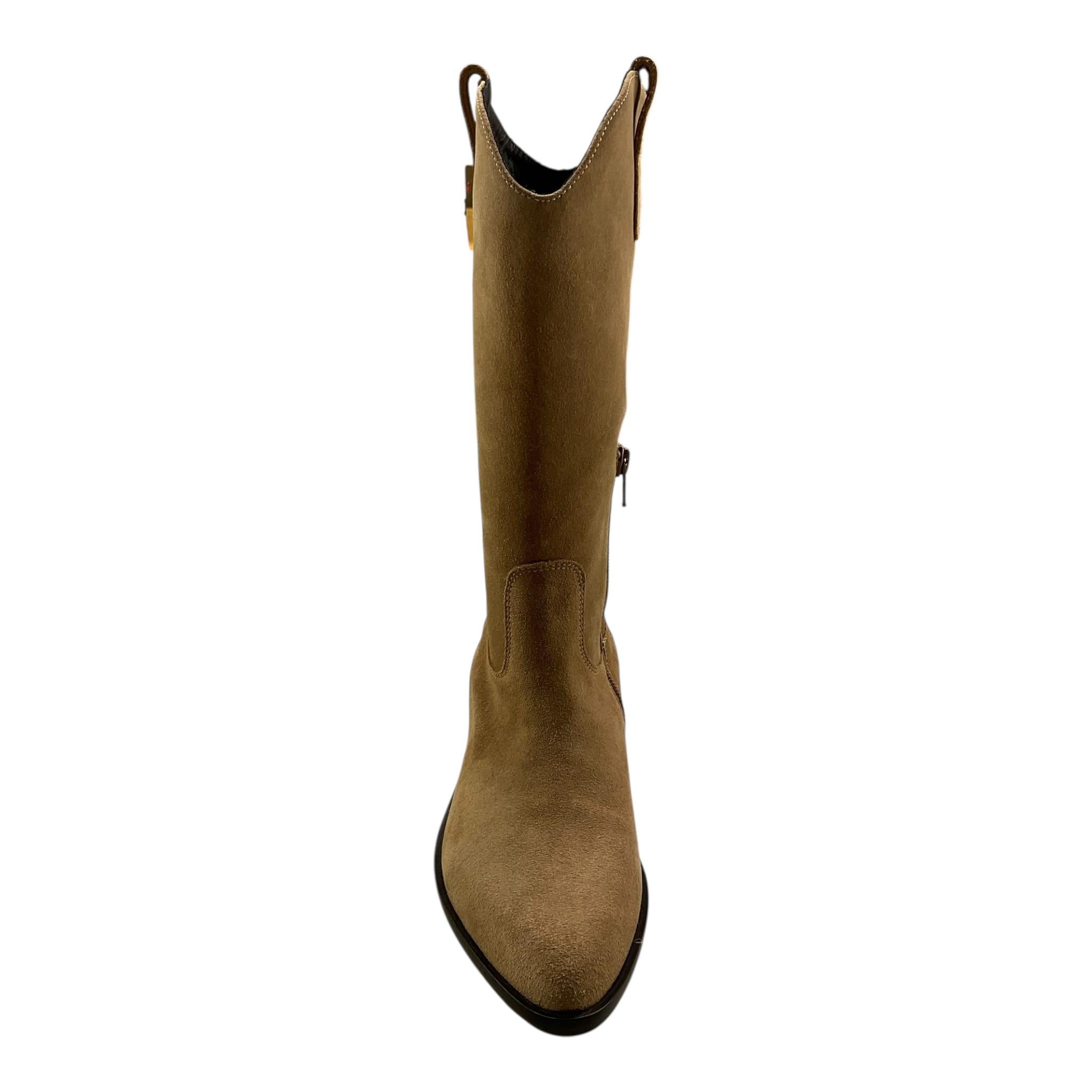ELISABETTA FRANCHI stivale tinta unita con tacchetto Cammello per Bambina F4A6E0155 CAMMELLO ELISABETTA FRANCHI 