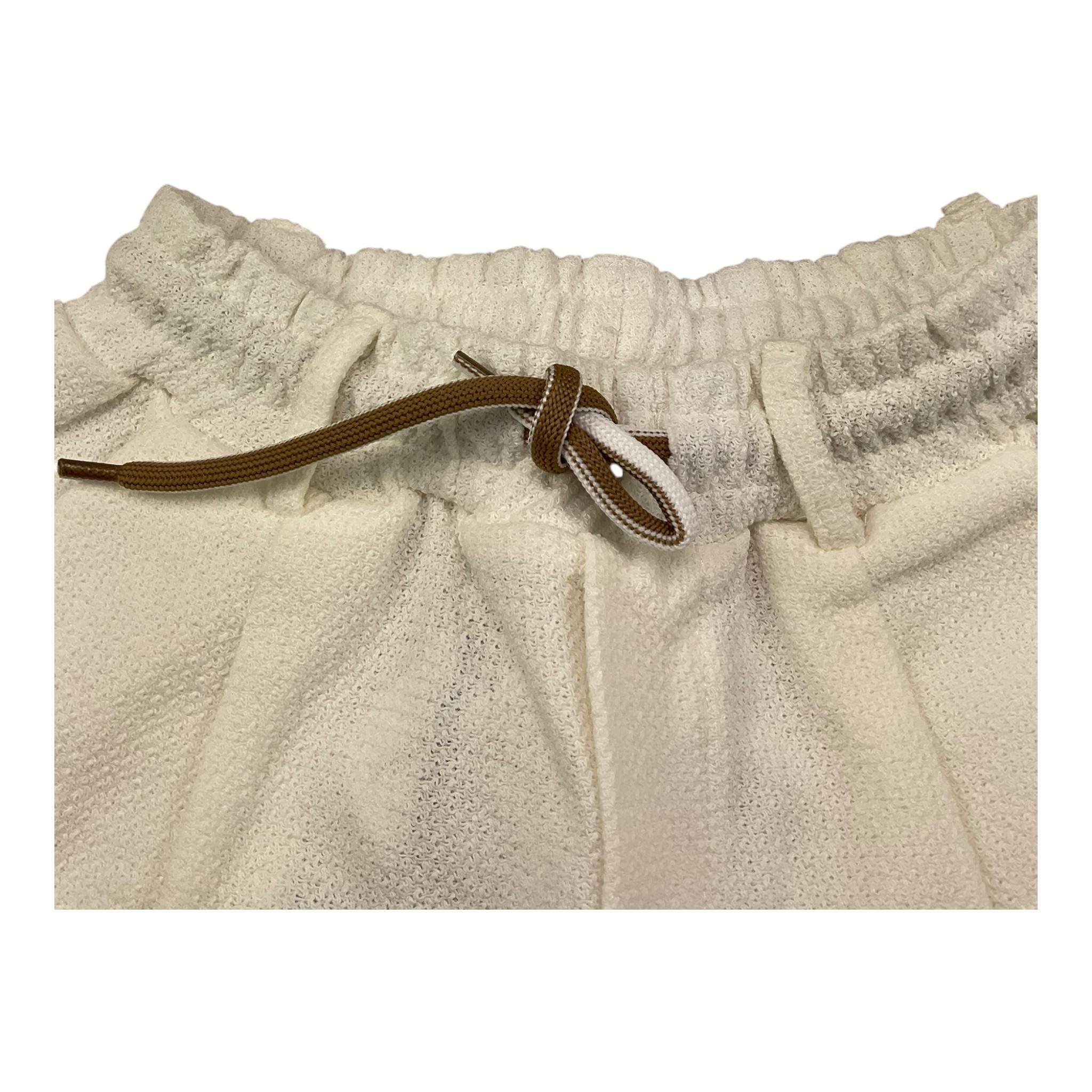 Paolo Pecora Bermuda Tinta Unita con Elastico In Vita per Bambino PP4021 BIANCO PAOLO PECORA 