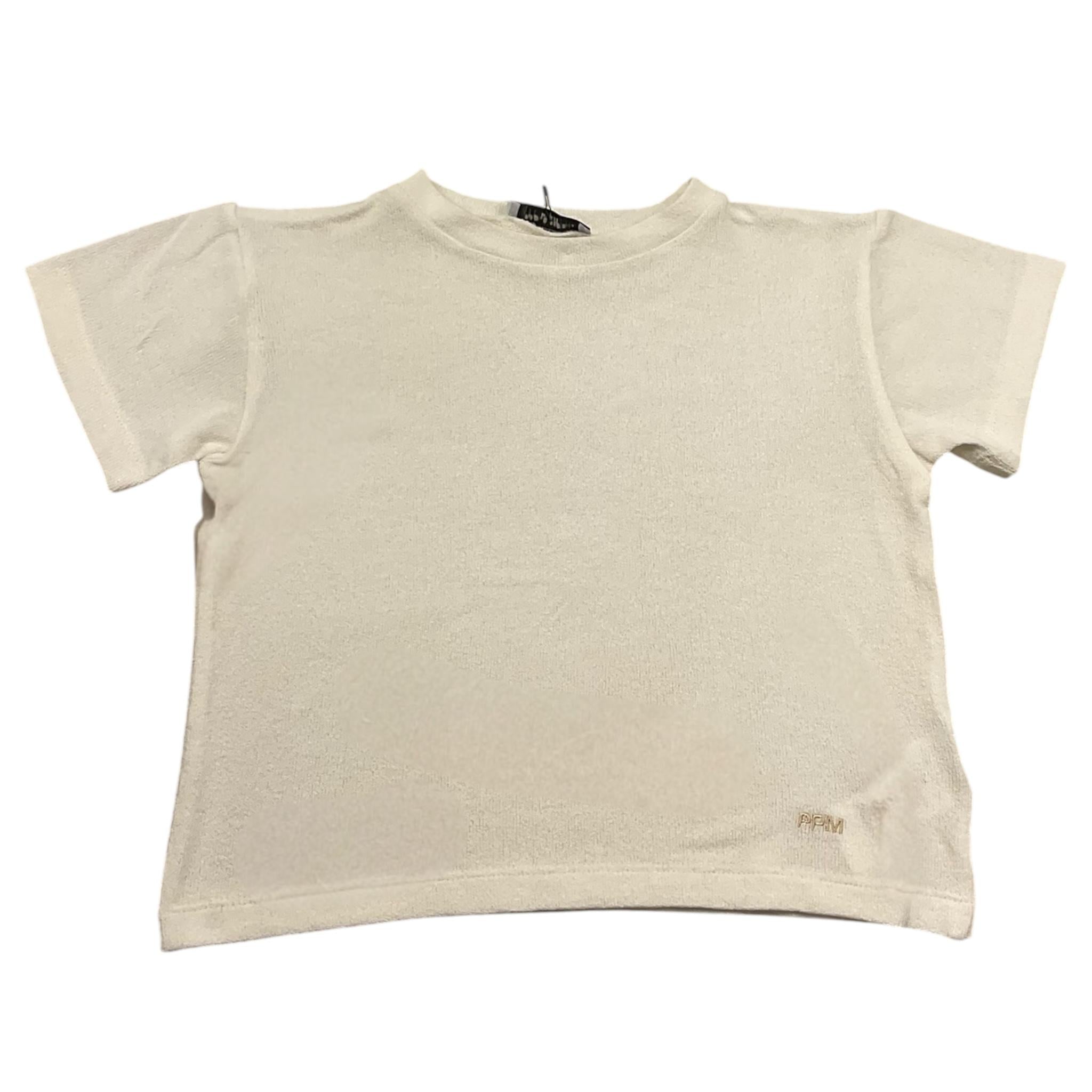 Paolo Pecora T-Shirt Girocollo Tinta Unita per Bambino PP3968 BIANCO PAOLO PECORA 