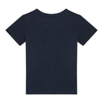 Guess T-Shirt Girocollo Tinta Unita con Stampa per Bambino N5RI20K8HM4 BLU GUESS 