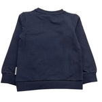 Bikkembergs Felpa Chiusa Girocollo Tinta Unita con Logo per Bambino BK1765 BLU BiKKEMBERGS 