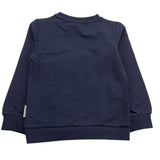 Bikkembergs Felpa Chiusa Girocollo Tinta Unita con Logo per Bambino BK1765 BLU BiKKEMBERGS 