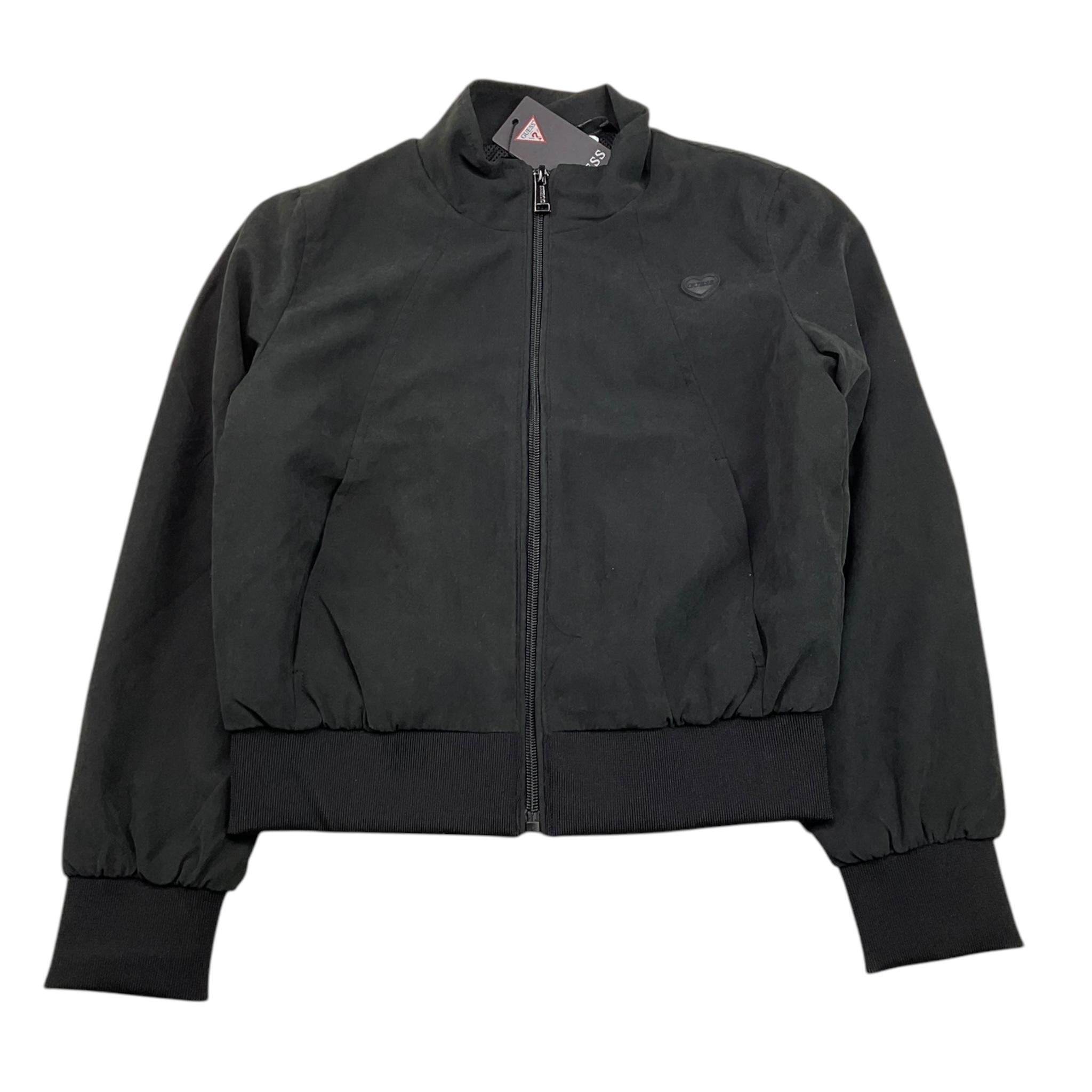 GUESS felpa tinta unita girocollo con zip Nero per Bambina J4BQ28WFJW0 NERO GUESS 